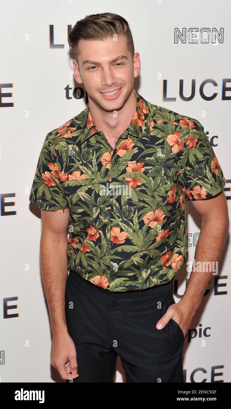 Der Schauspieler Noah Gaynor nimmt am 24. Juli 2019 an der NY-Premiere von Luce im Whitby Hotel in New York Teil. (Foto von Stephen Smith/SIPA USA) Stockfoto