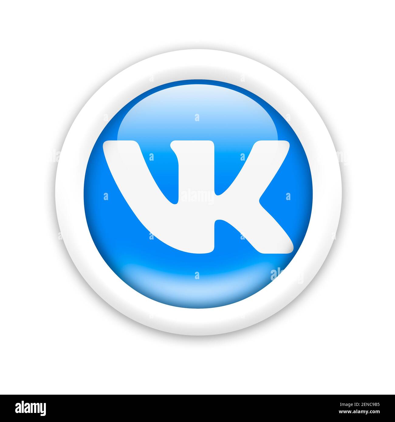 Logo von VK VKontakte Stockfoto