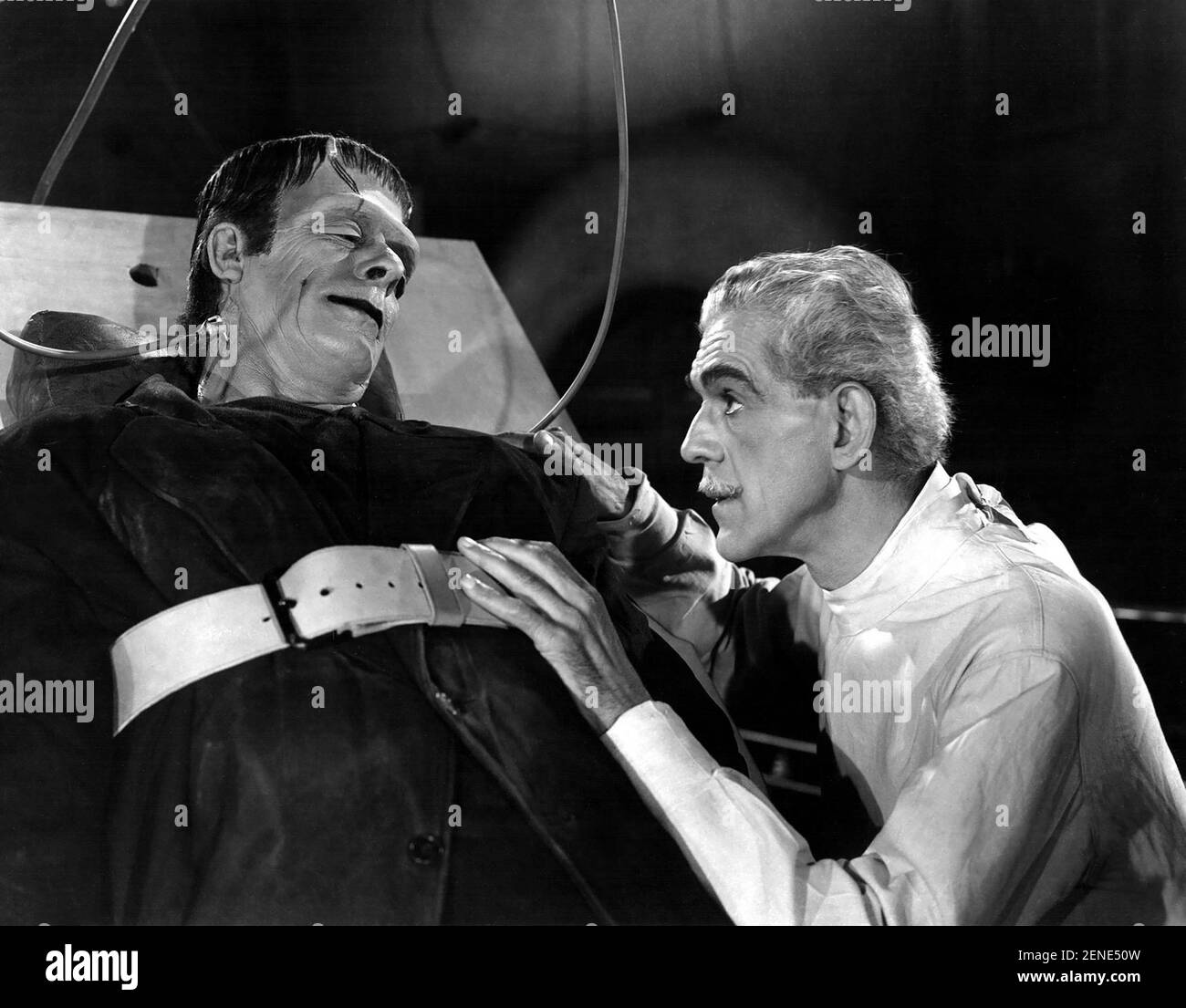 Haus Frankenstein Jahr : 1944 USA Regie : Erle C. Kenton Glenn Strange, Boris Karloff Stockfoto