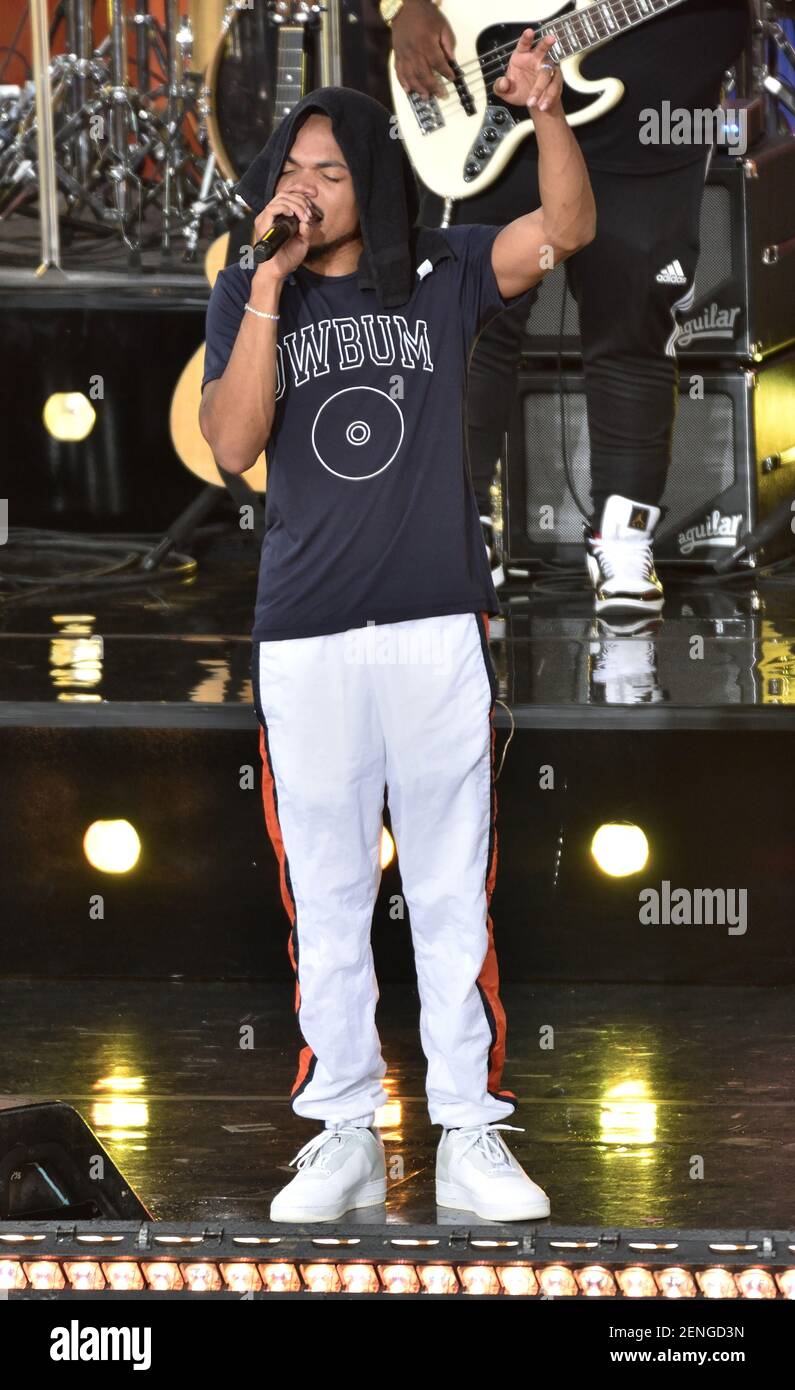 Abc Chance Chance The Rapper tritt am 16. August 2019 auf ABC Good Morning America ...
