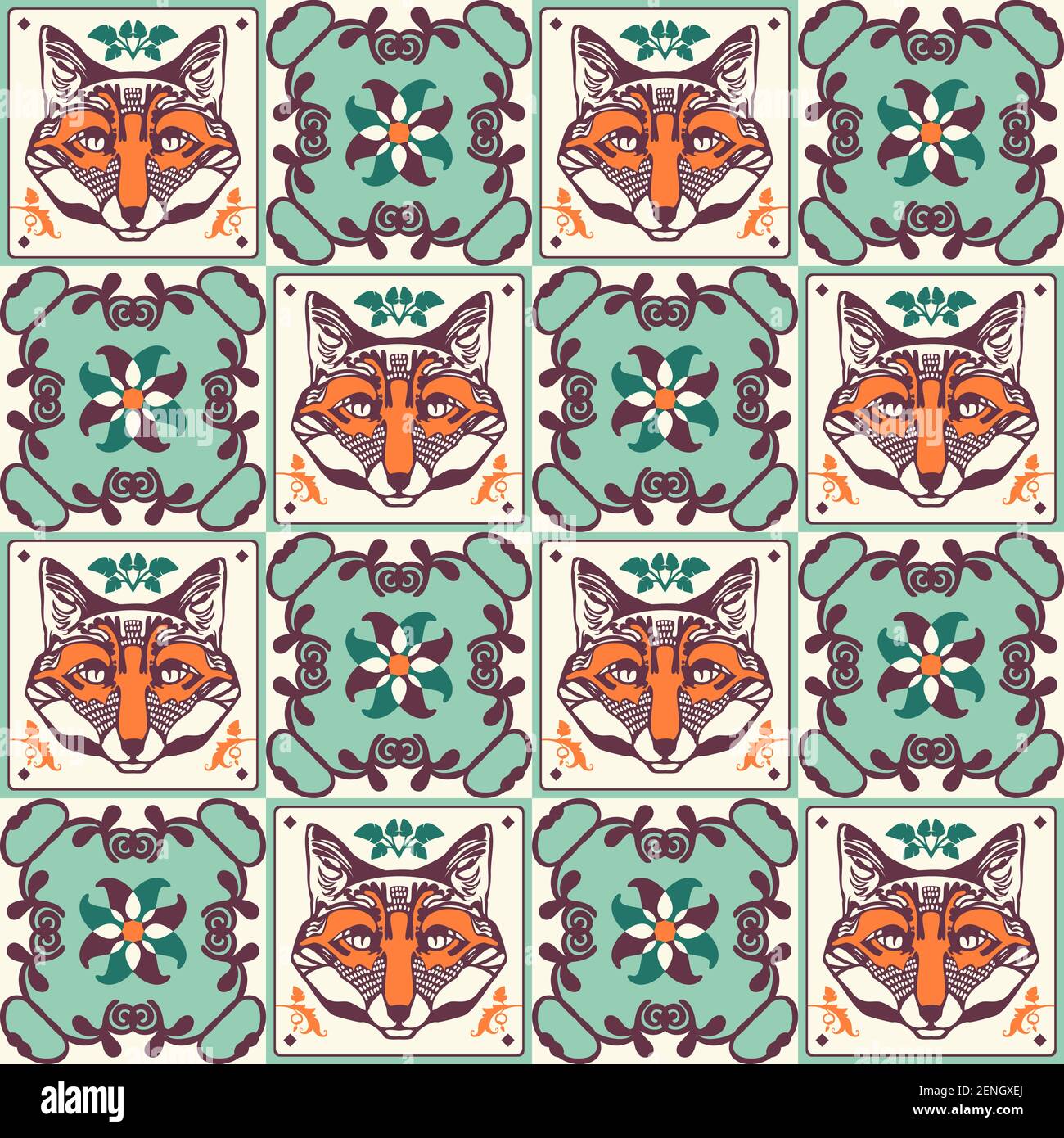 Nahtloses geometrisches Muster. Abstrakter Hintergrund. Perfekt für Bekleidung, Stoff, Textil, Dekoration, Geschenkpapier Stock Vektor