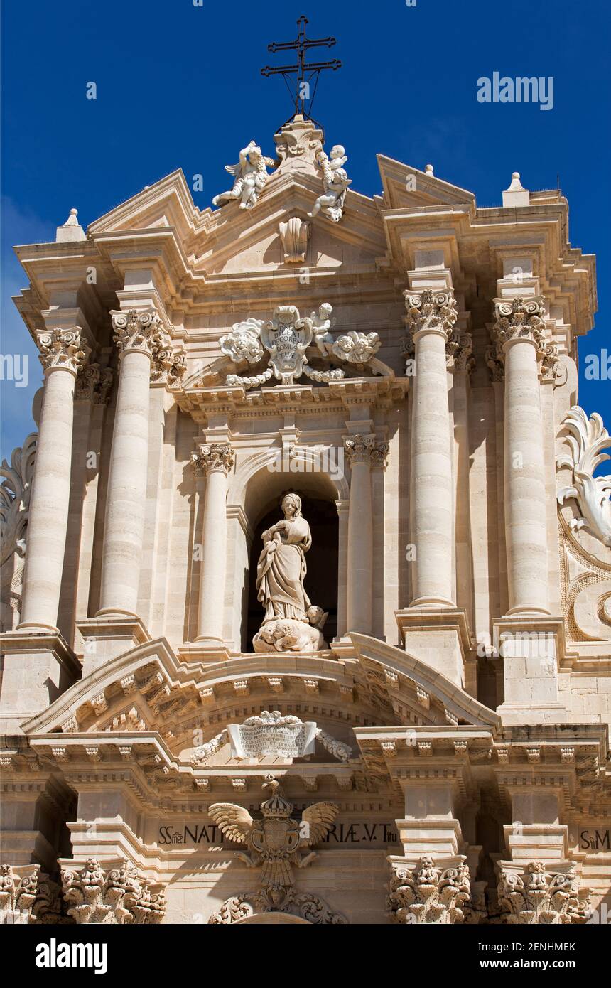 Der Dom, in Piazza del Duomo, EINE barocke Kirche Stockfoto