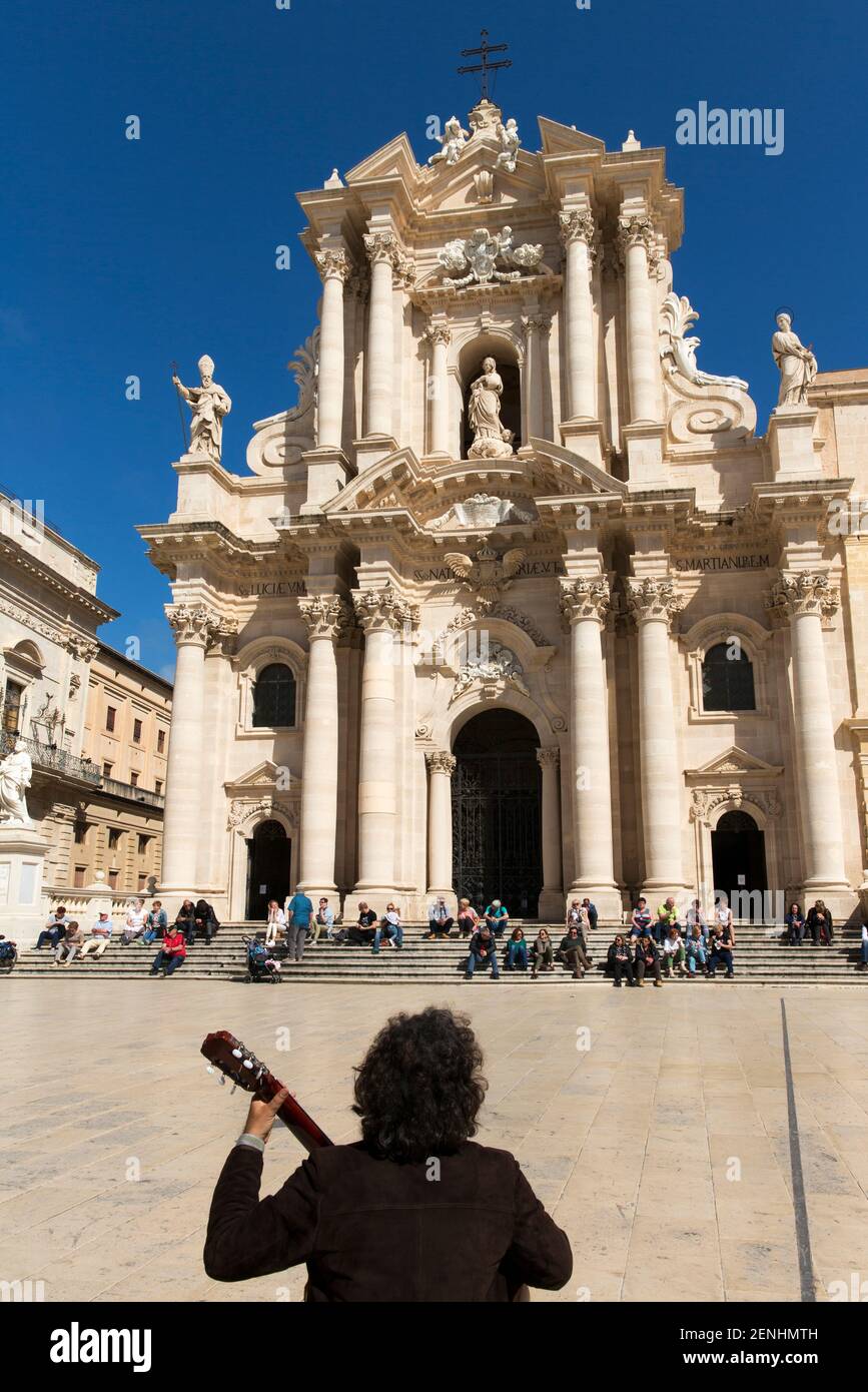 Der Dom, in Piazza del Duomo, EINE barocke Kirche Stockfoto