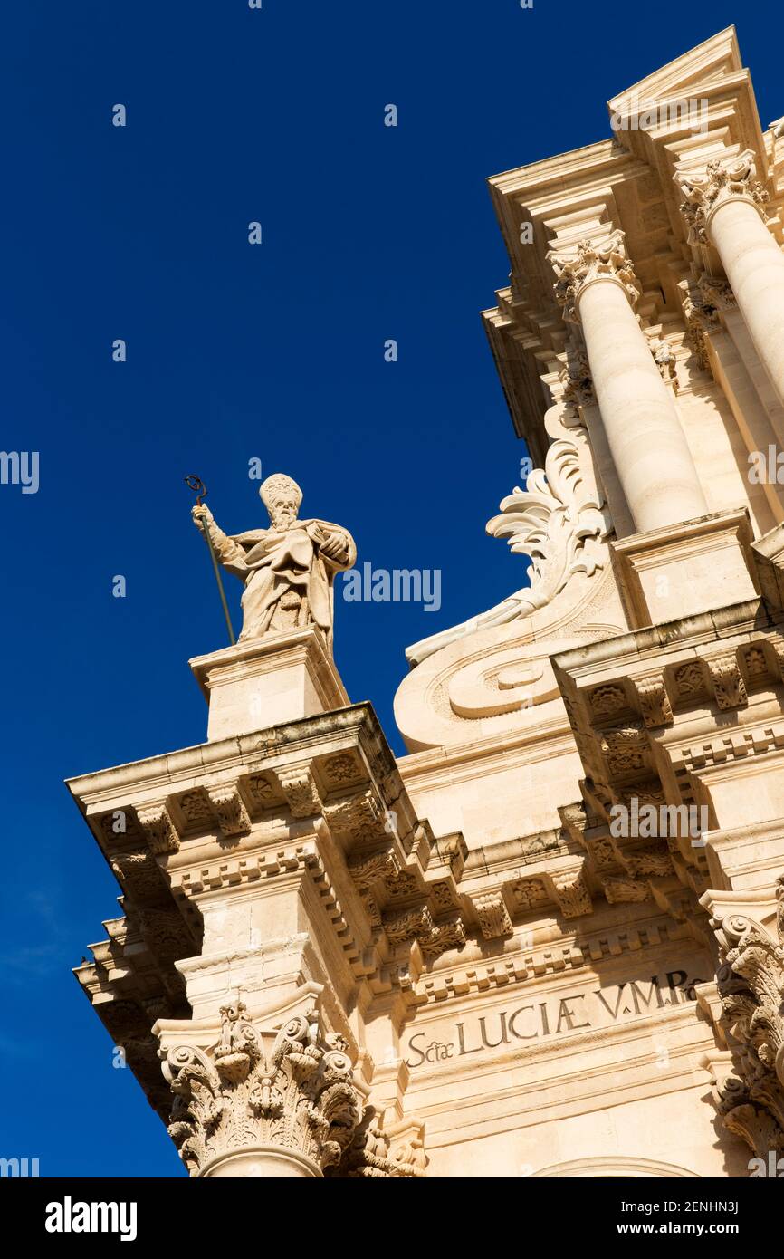 Der Dom, in Piazza del Duomo, EINE barocke Kirche Stockfoto