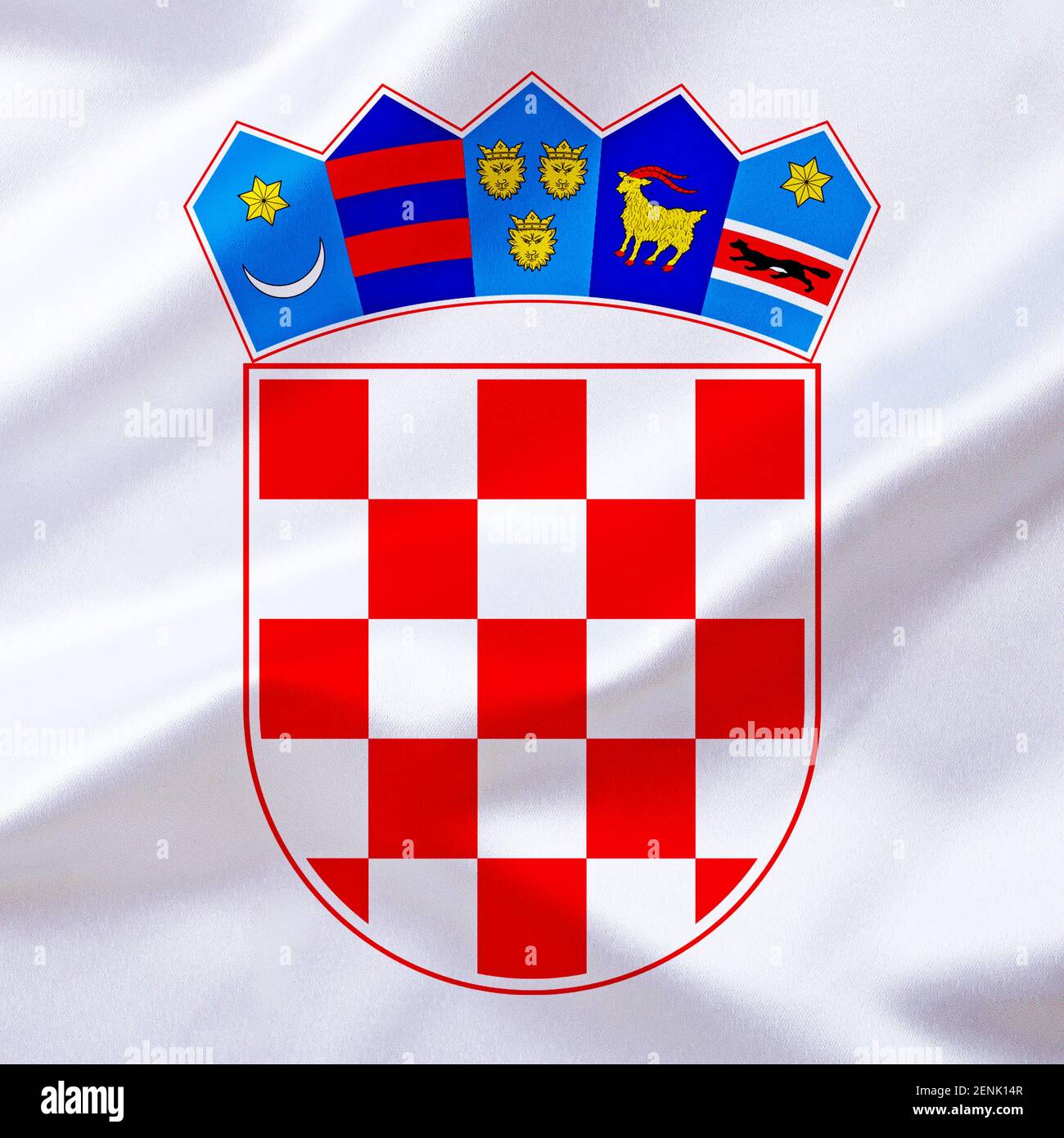 Handyhülle Für IPhone 13 Mit Kroatischem Wappen – Schachbrett-Design In Schwarz | Patriotischer Look & Schutz
