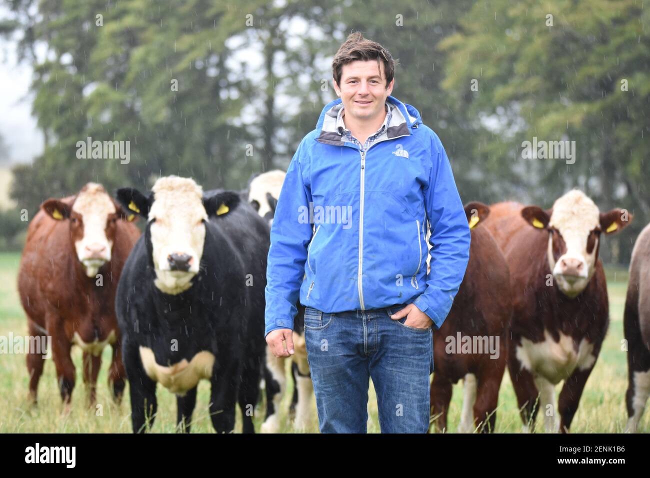 Pathhead Farm Portrait of Scottish Farmer, Peter Eccles, Saughland Farm, Pathhead ...