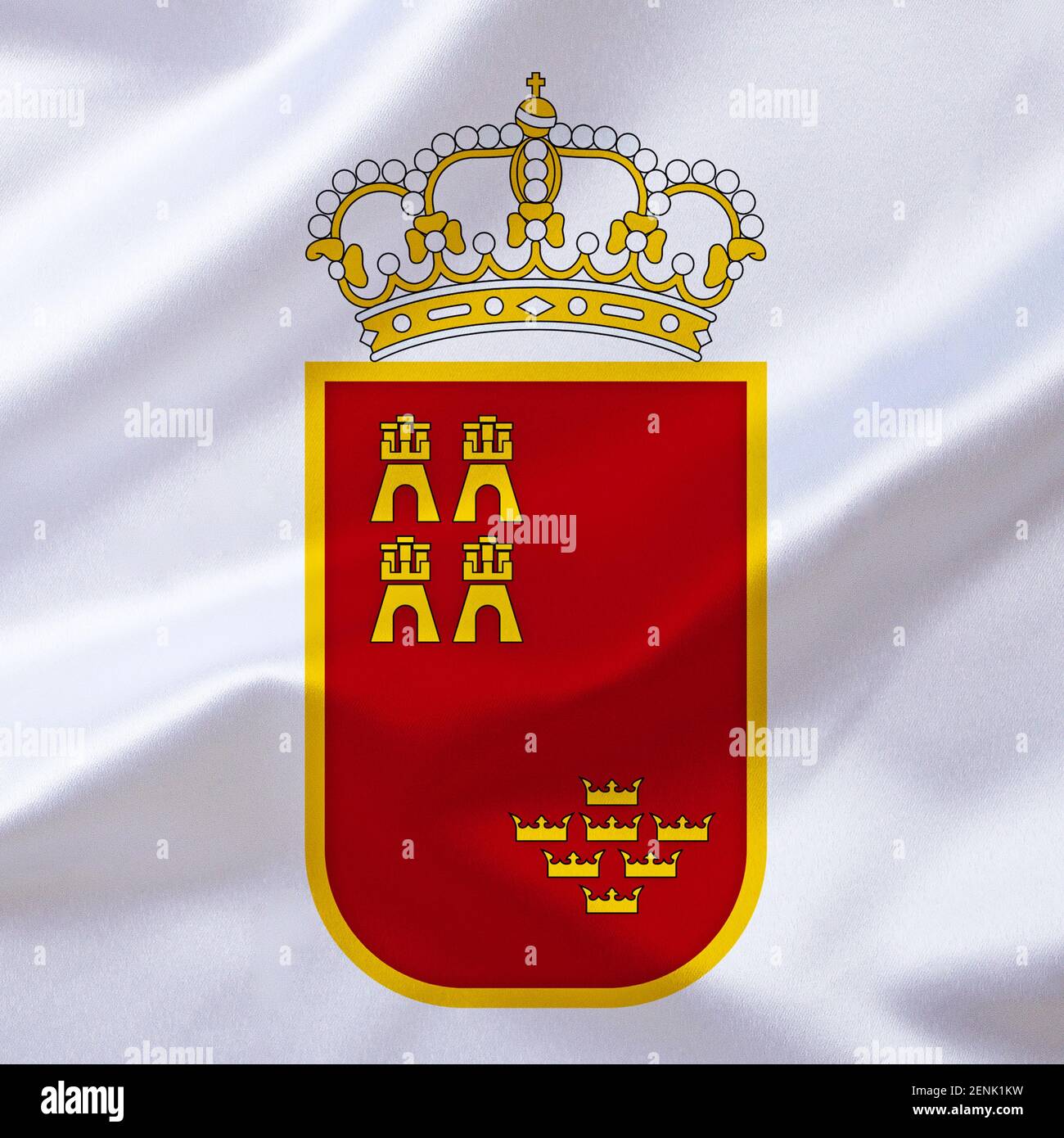 Das Wappen von Murcia, Spanien, Stockfoto