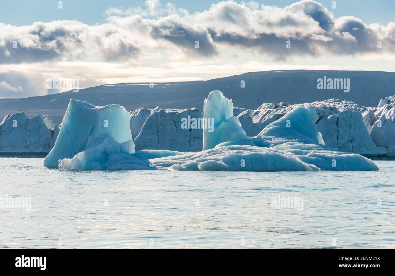 Eis in und um Davis Strait, Baffin Island, Nunavut Stockfoto