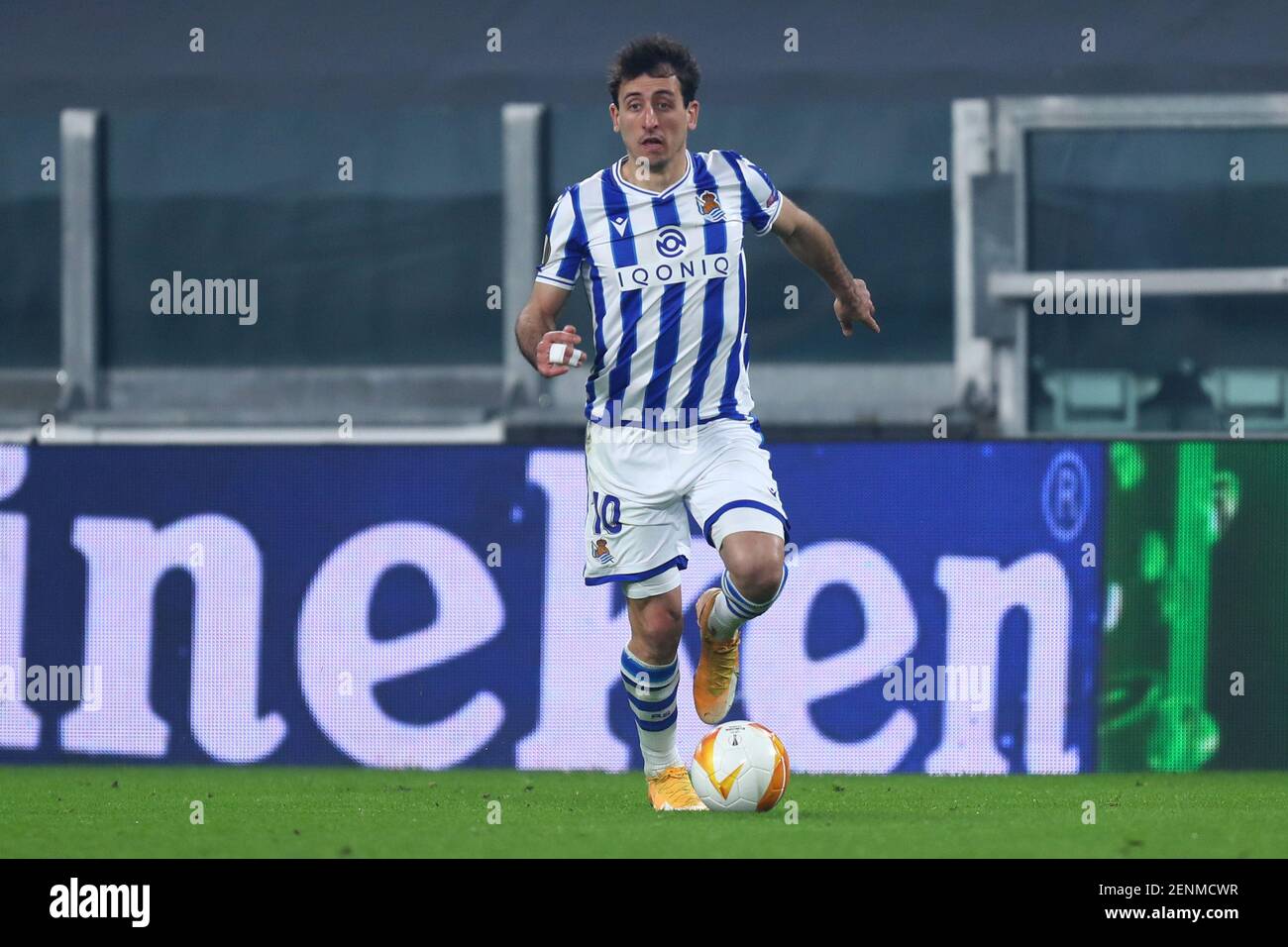 Mikel Oyarzabal von Real Sociedad während des Spiels La Liga ...