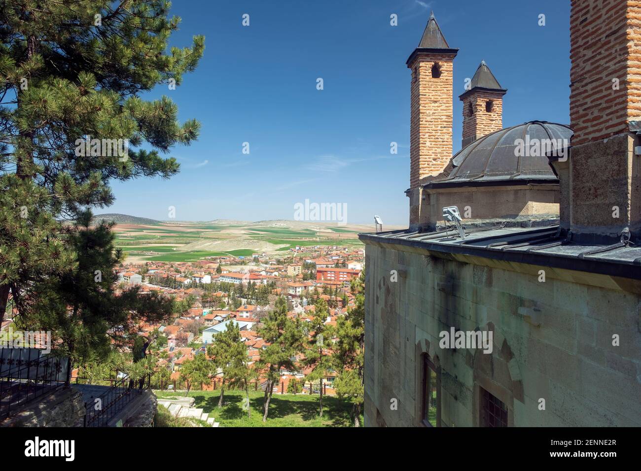 Seyit Battal Gazi Moschee und Grab im Seyitgazi Bezirk von Eskişehir. TÜRKEI Stockfoto