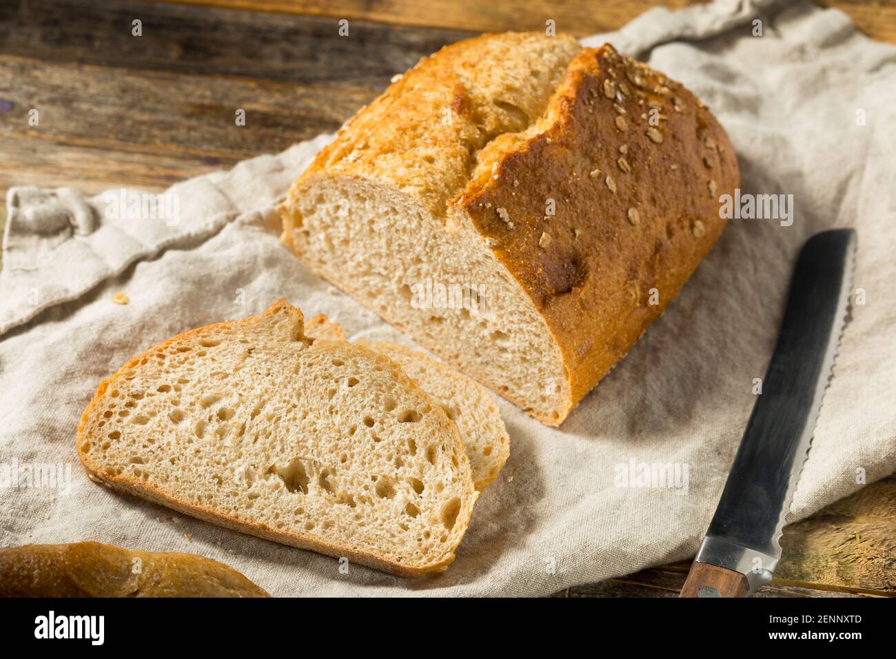 Bio Vollkornbrot Brot Loaf bereit zu essen Stockfoto