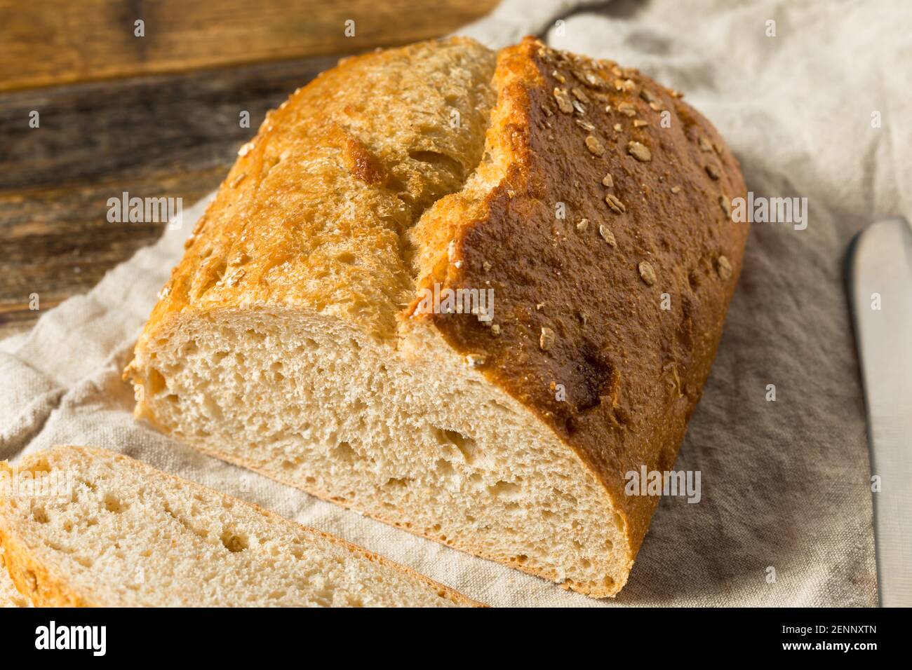 Bio Vollkornbrot Brot Loaf bereit zu essen Stockfoto