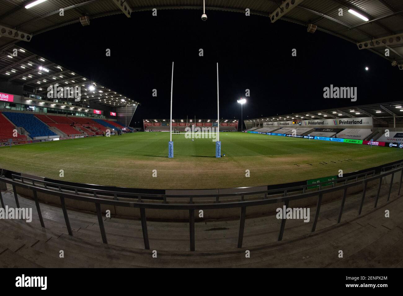 Eccles, Großbritannien. 26th Feb, 2021. In Eccles, UK am 2/26/2021. (Foto von Richard Long/News Images/Sipa USA) Quelle: SIPA USA/Alamy Live News Stockfoto