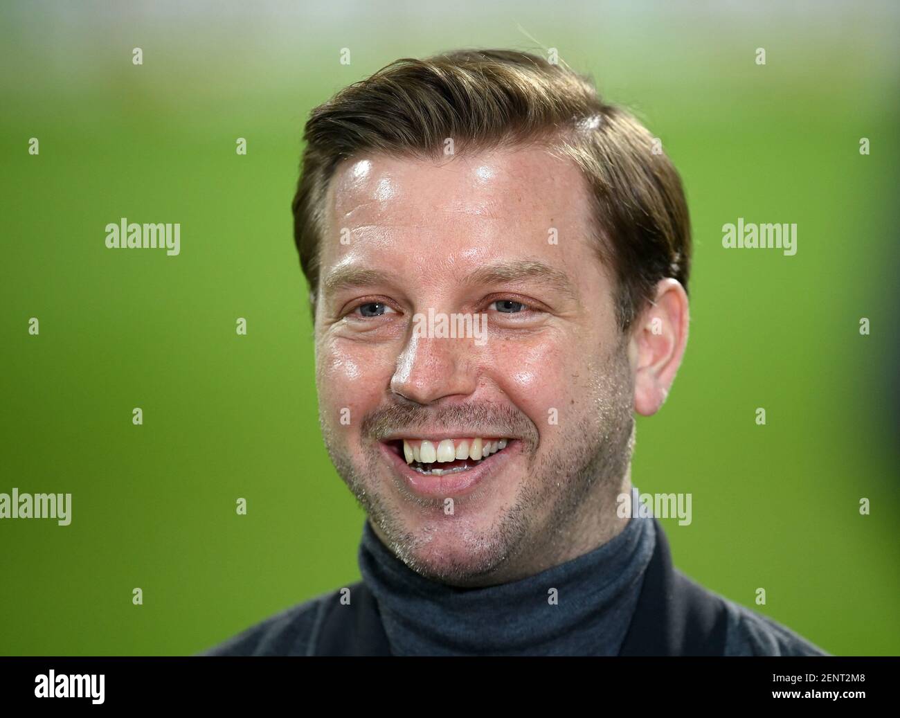 Bremen, Deutschland. 26th Feb, 2021. firo Fußball: Fuvuball: 02.26.2021 1st Bundesliga: SV Werder Bremen - SG Eintracht Frankfurter Trainer Florian Kohfeldt (Bremen), Portrait weltweit Credit: dpa/Alamy Live News Stockfoto