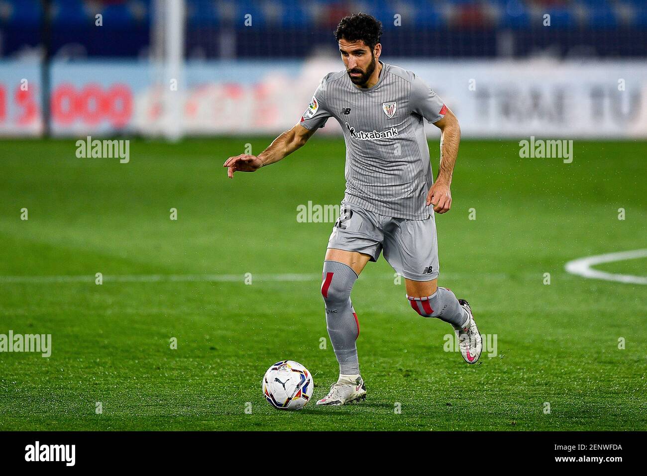 VALENCIA, SPANIEN - 26. FEBRUAR: Raul Garcia von Athletic Bilbao während des LaLiga Santander-Spiels zwischen Levante und Athletic Bilbao im Estadi Ciutat de Valencia am 26. Februar 2021 in Valencia, Spanien (Foto: Pablo Morano/Orange Pictures) Stockfoto