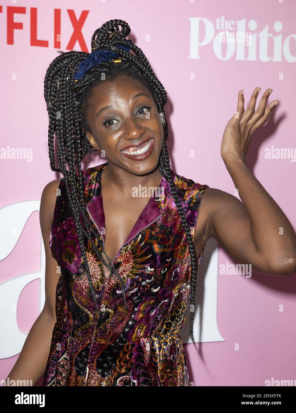 Ziwe Fumudoh besucht Netflix die Politiker-Premiere im DGA Theater (Foto von Lev Radin/Pacific Press/Sipa USA) Stockfoto
