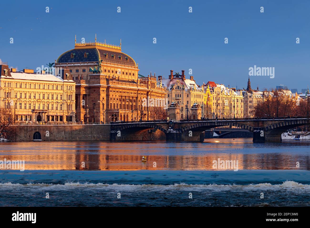 Nationaltheater, Prag, Tschechische republik Stockfoto