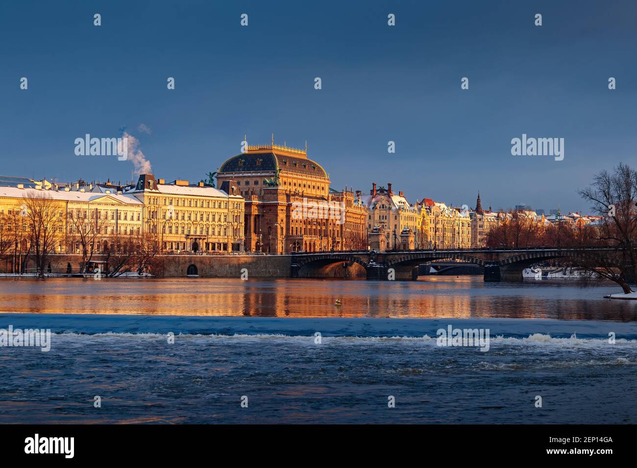 Nationaltheater, Prag, Tschechische republik Stockfoto