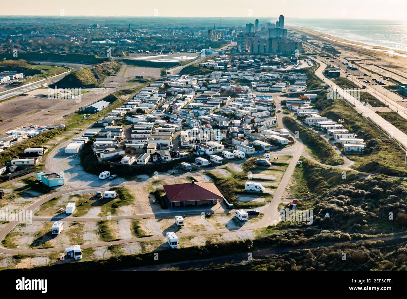 ZANDVOORT, 231102019, Luftaufnahmen des Circuit Park Zandvoort. Die