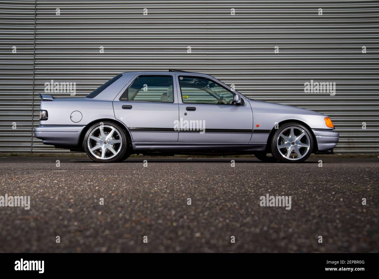 1988 Ford Sierra Saphire Cosworth, Leistungswagen der 1980er Jahre Stockfoto