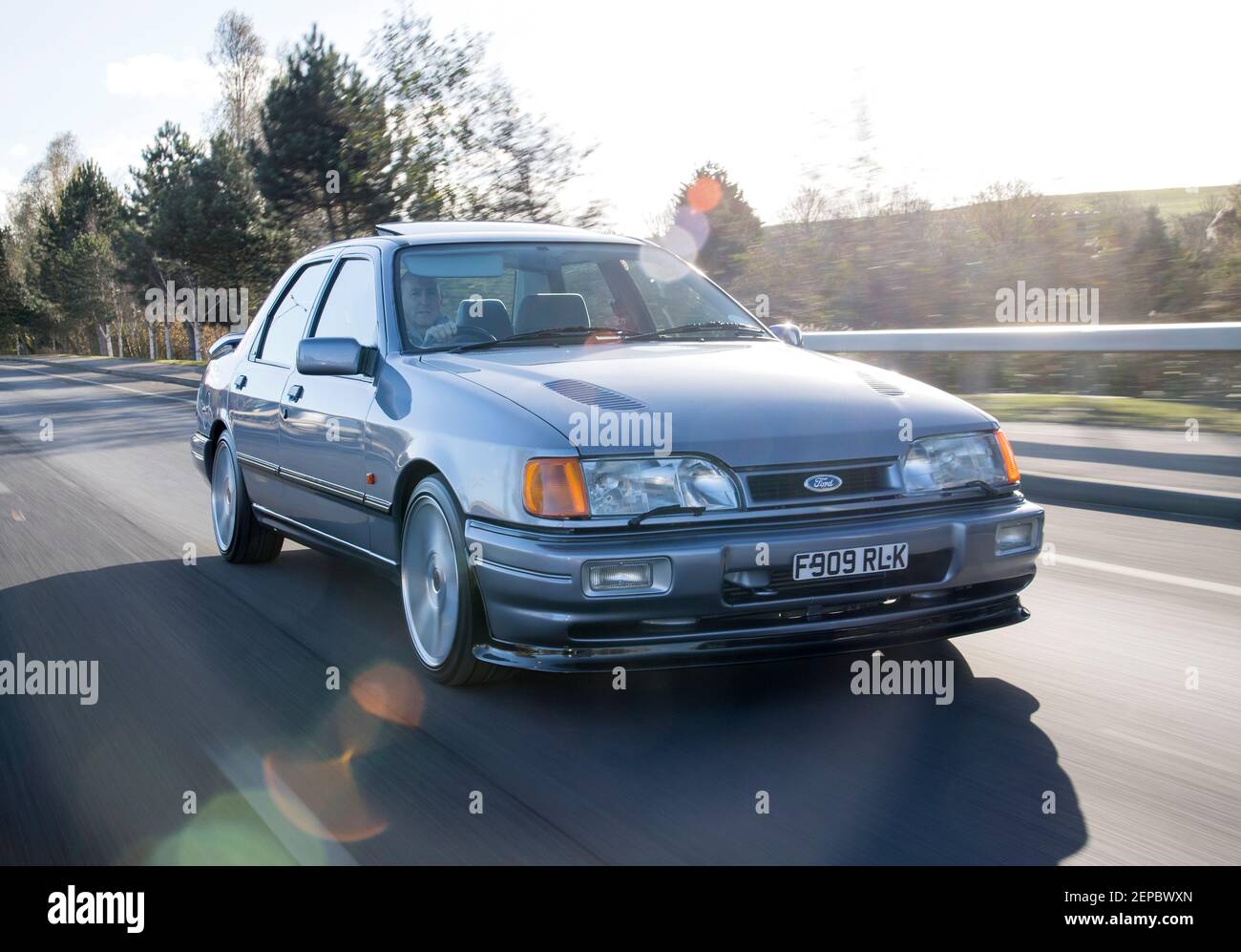 1988 Ford Sierra Saphire Cosworth, Leistungswagen der 1980er Jahre Stockfoto