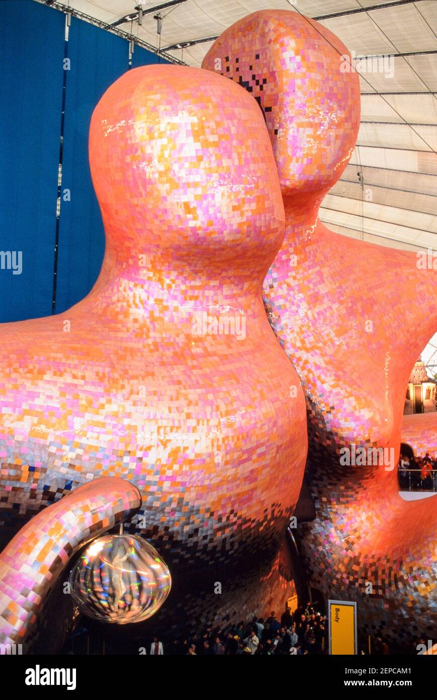 Die Body Zone Ausstellung im Millennium Dome, Greenwich, London, England - 27. November 2000 Stockfoto Die Body Zone Ausstellung im Millennium Dome, Greenwich, London, England - 27. November 2000 Stockfoto