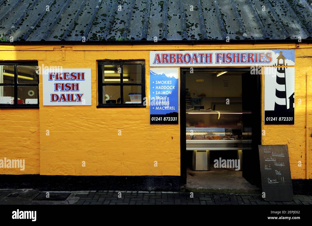 Arbroath Smokies,, Angus, Schottland Stockfoto