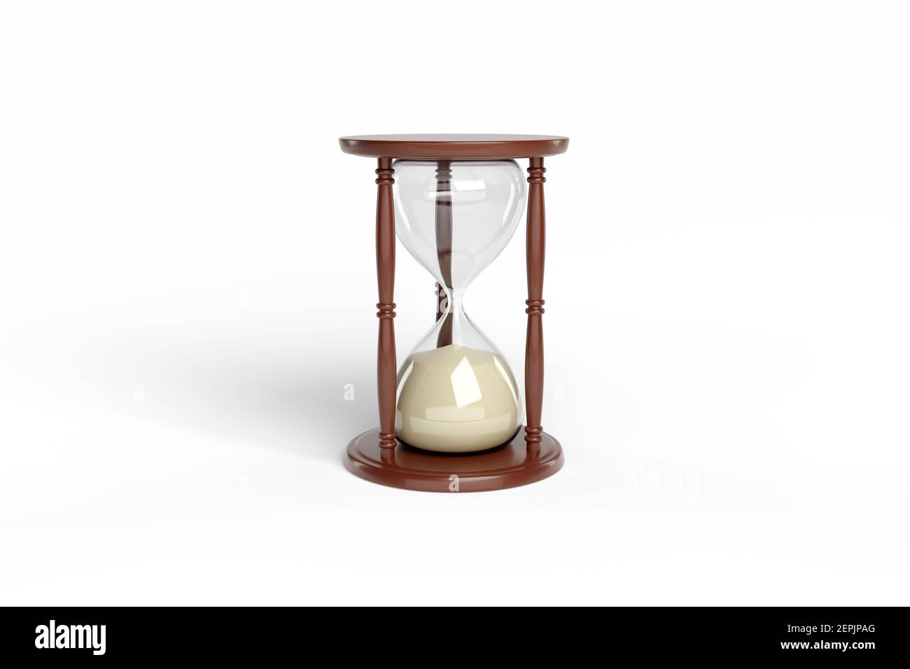 3d wood hourglass -Fotos und -Bildmaterial in hoher Auflösung – Alamy