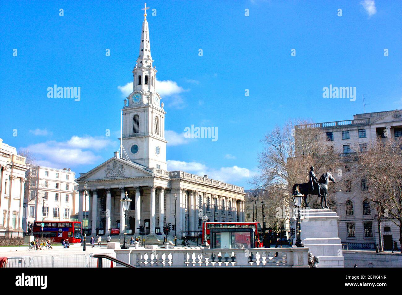 St. Martin-in-the-Fields, London Stockfoto