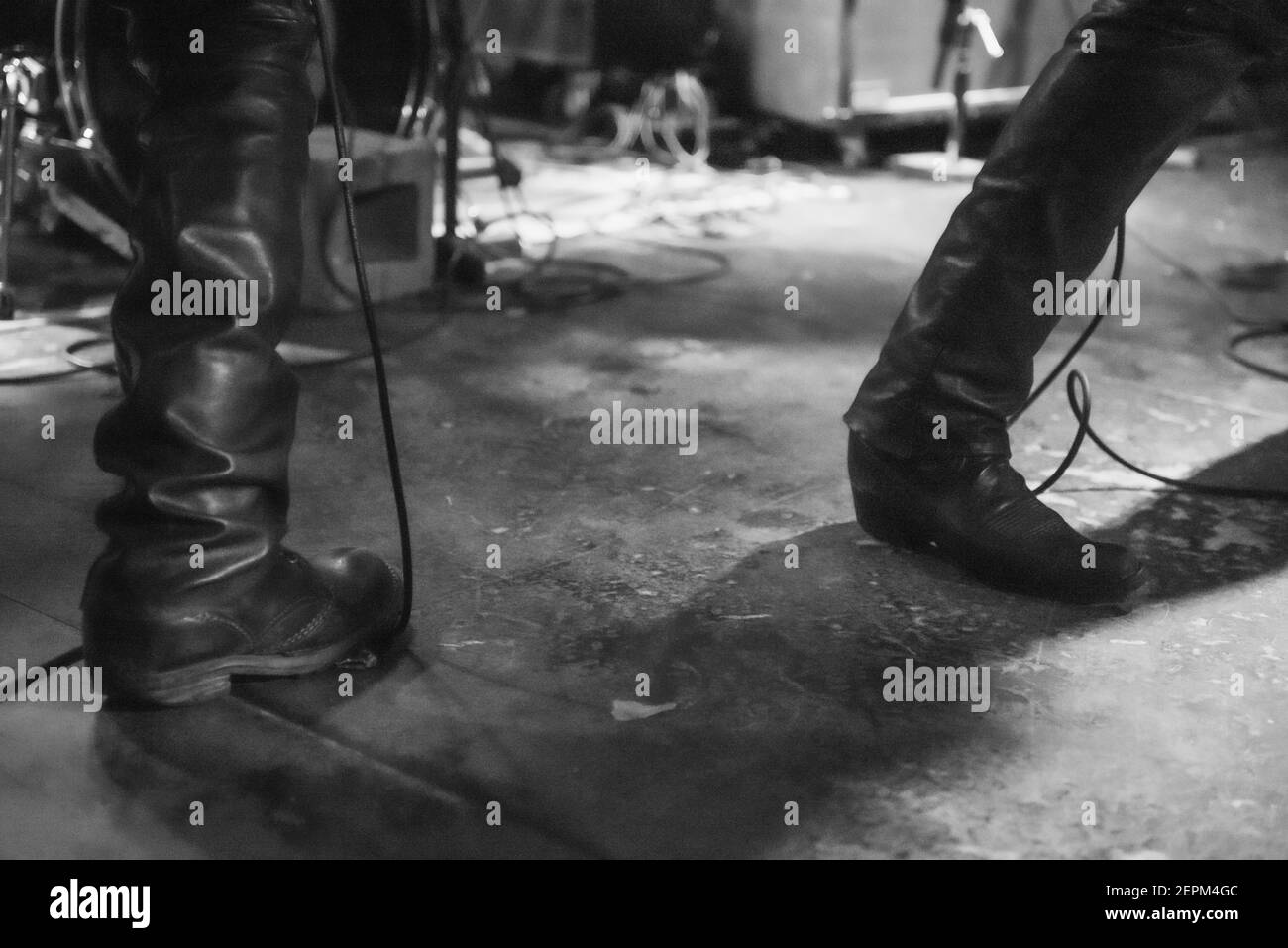 Live-Musik Bühne Präsenz Stockfoto