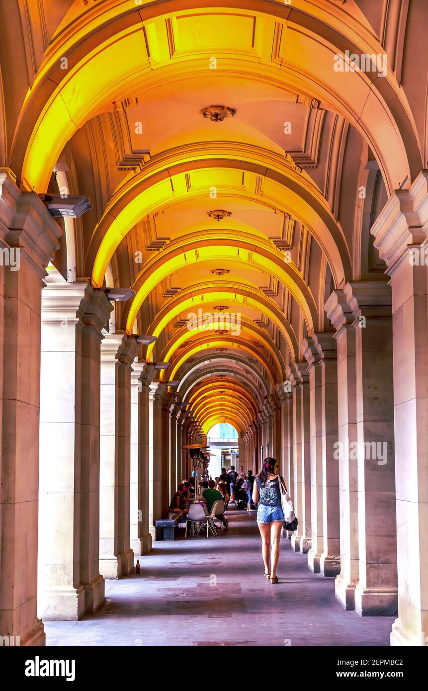 Melbournes GPO-Einkaufszentrum Stockfoto