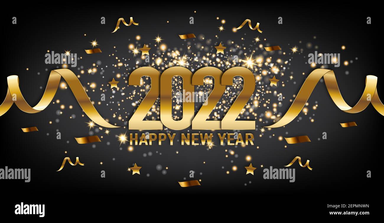 Frohes Neues Jahr 2022 Stockfotos und -bilder Kaufen - Alamy