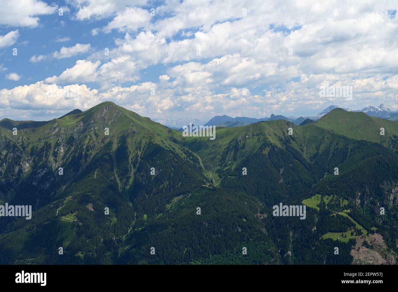 stubnerkogel Berglandschaft in Bad Gastein Österreich Stockfoto