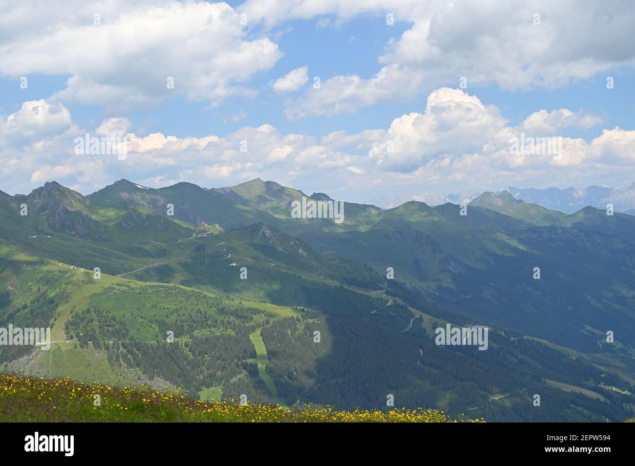 stubnerkogel Berglandschaft im Sommer Österreich Stockfoto