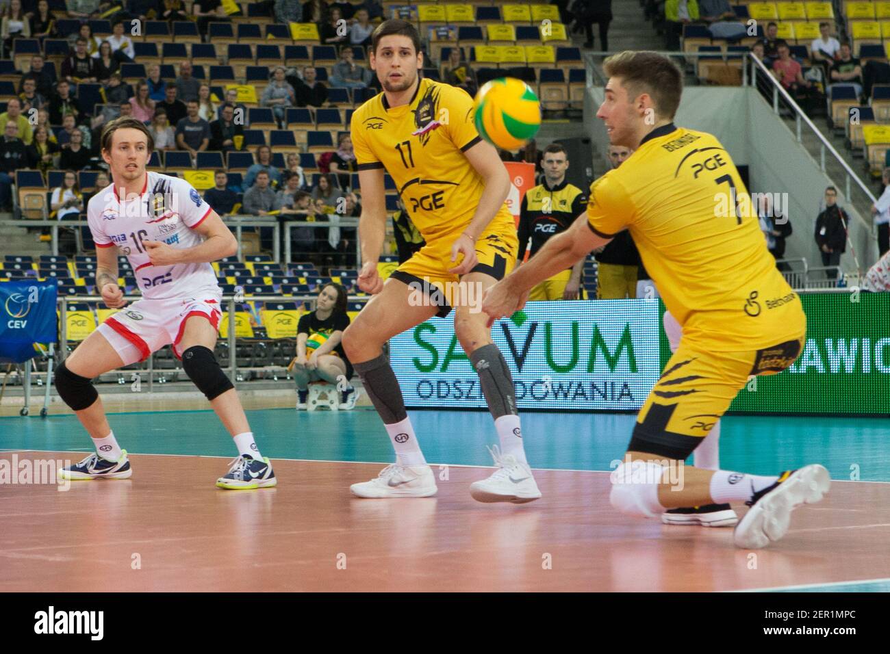14,03.2018, Lodz, siatkowka, Liga mistrzow, Skra Belchatow - Cucine
