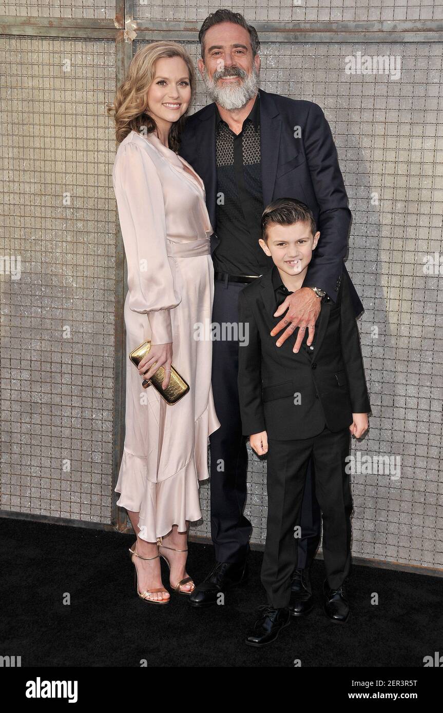 Hilarie Burton, Jeffrey Dean Morgan und Son Augustus Morgan im Warner