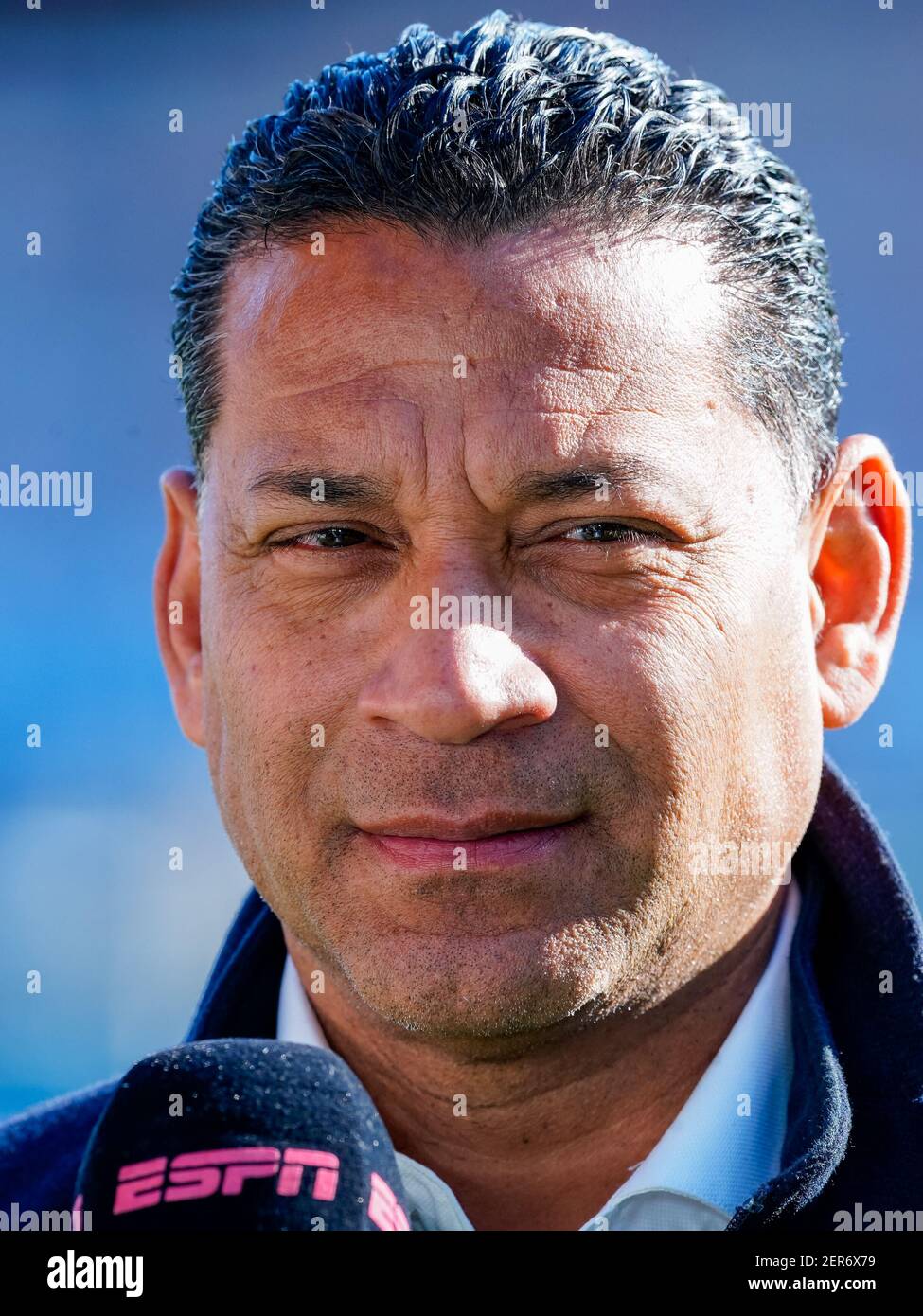 ROTTERDAM, NIEDERLANDE - FEBRUAR 28: Trainer Henk Fraser von Sparta Rotterdam während des Eredivisie-Spiels zwischen Sparta Rotterdam und Willem II bei Spar Stockfoto