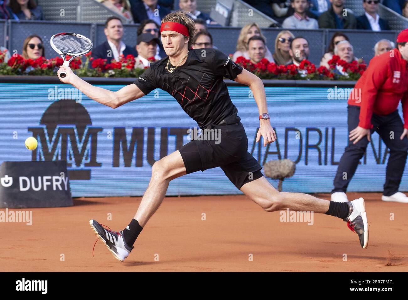 Deutscher Alexander Zverev bei den Finals von Mutua Madrid Open im Caja Magica in Madrid, Spanien. 13.Mai 2018. (Foto von BorjaB.Hojas/Alter Photos/Sipa USA) Stockfoto