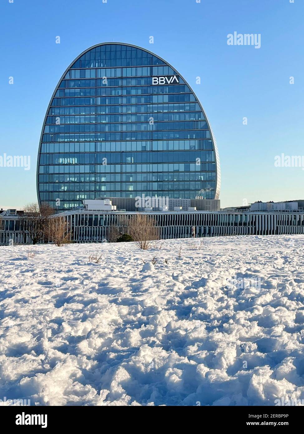 Bbva Hauptsitz In Las Tablas Stockfotografie Alamy