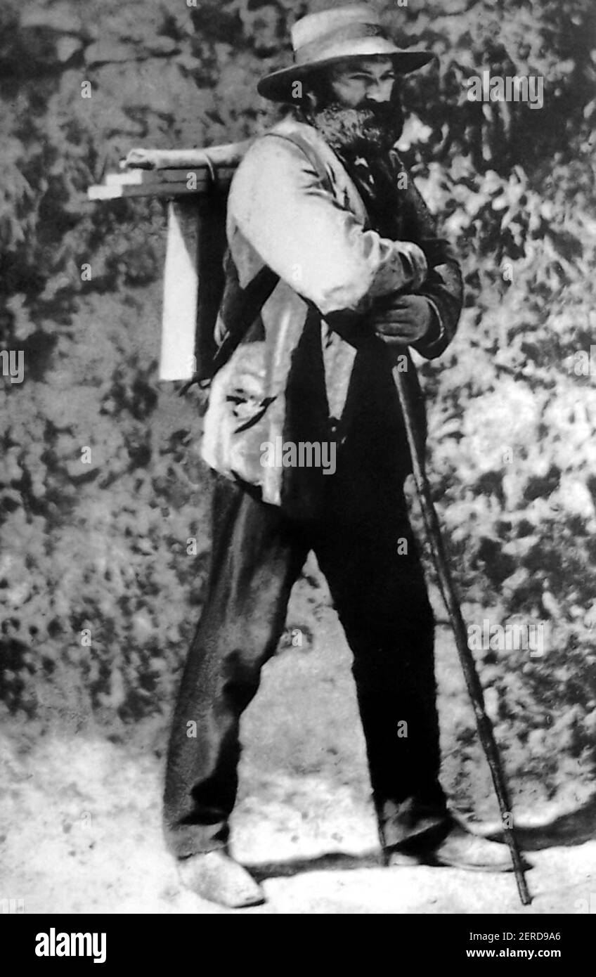 1874 Ca, FRANKREICH : der berühmte französische Impressionist Paul CEZANNE ( 1839 - 1906 ). Porträt von unbekannten Fotografen . - IMPRESSIONISMUS - IMPRESSIONISTA - IMPRESSIONISMO - KUNST - ARTE - PITTURA - Malerei - PITTORE - Künstler - artista - Portrait - ritratto - barba - Bart - Stock - Bastone da passeggio - hat - cappello --- ARCHIVIO GBB Stockfoto