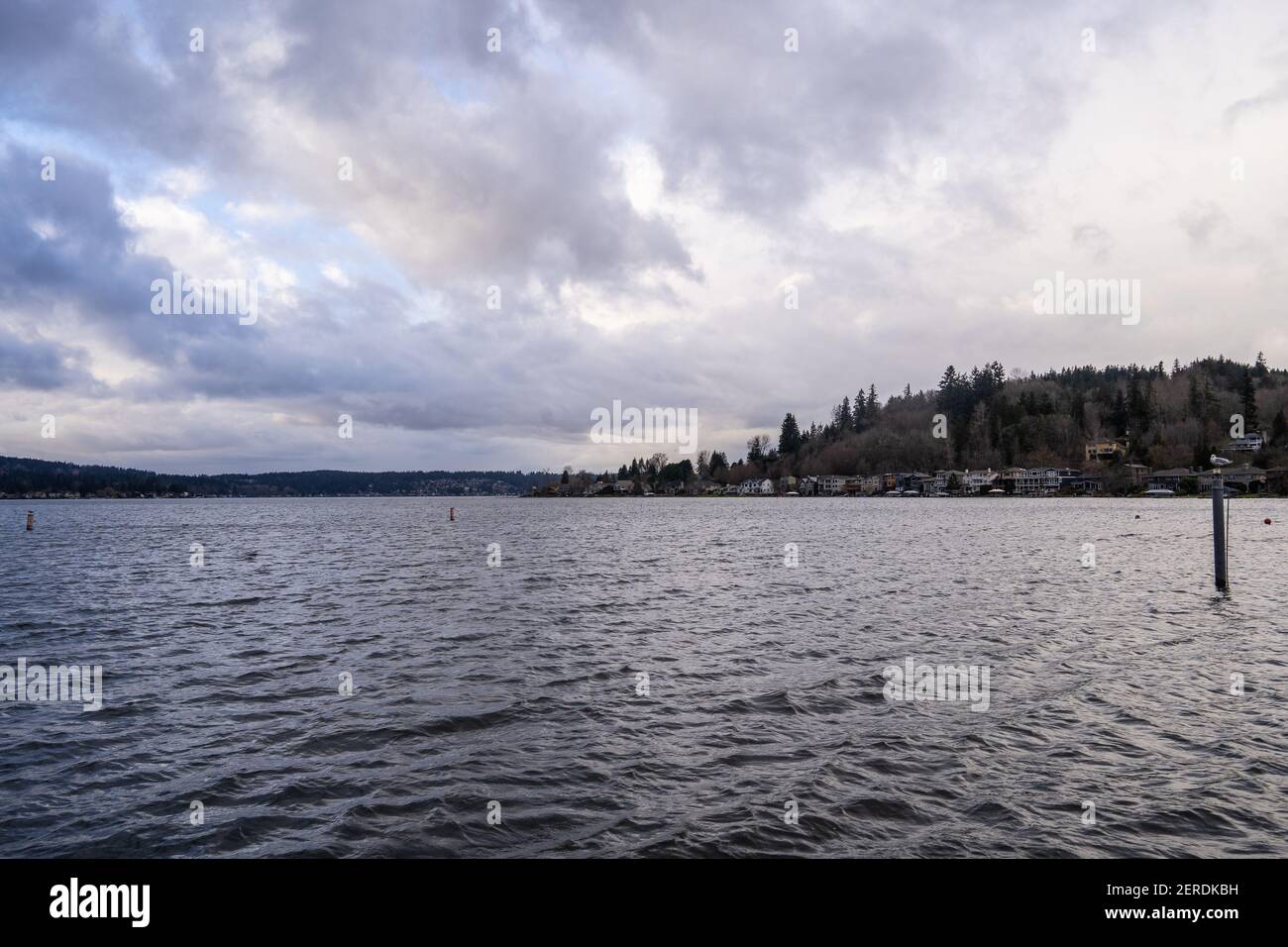 Lake Sammamish State Park ist ein Park am südlichen Ende des Lake Sammamish, in King County, Washington, USA. Der Park wird vom was verwaltet Stockfoto