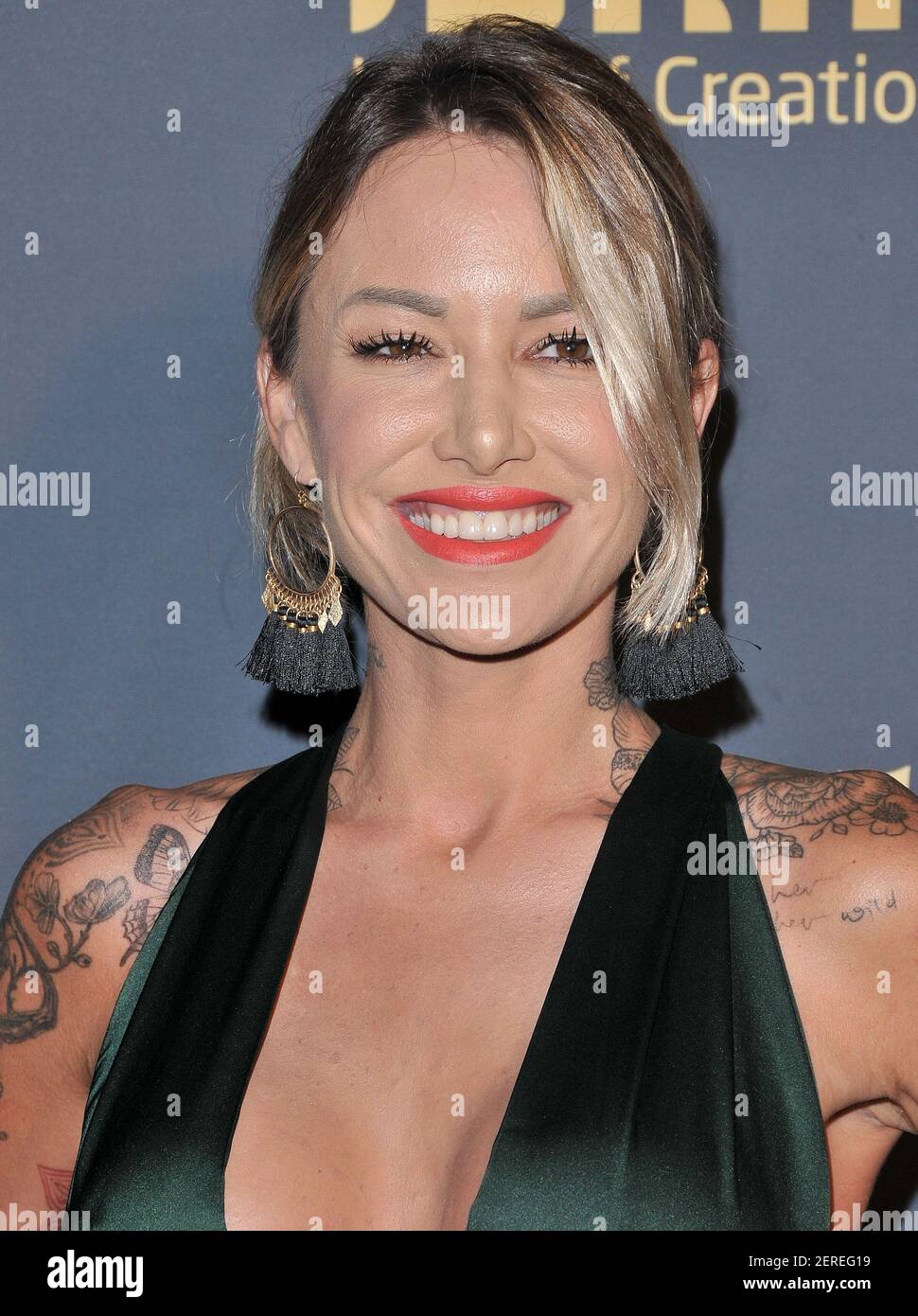 Tina Louise kommt bei der MAXIM Hot 100 Experience an, die am Samstag, den 21. Juli 2018, im Hollywood Palladium in Los Angeles, CA, stattfand. (Foto von Sthanlee B. Mirador/Sipa USA) Stockfoto