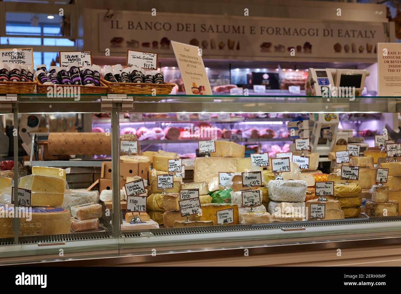 Eataly Chicago in den Shops an der North Bridge, Chicago IL Stockfoto