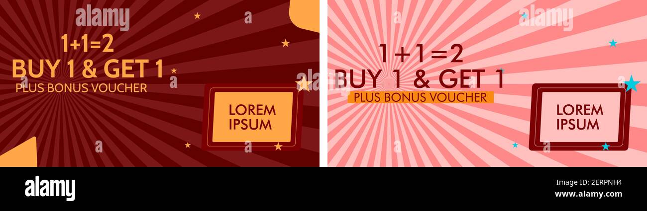 Sunburst Sale Banner in pink, dunkelrot, orange für Business-Promotion in der festlichen Saison wie Frühjahr Verkauf, Sommer Verkauf, schwarzer Freitag, Shop-Eröffnung, Stock Vektor