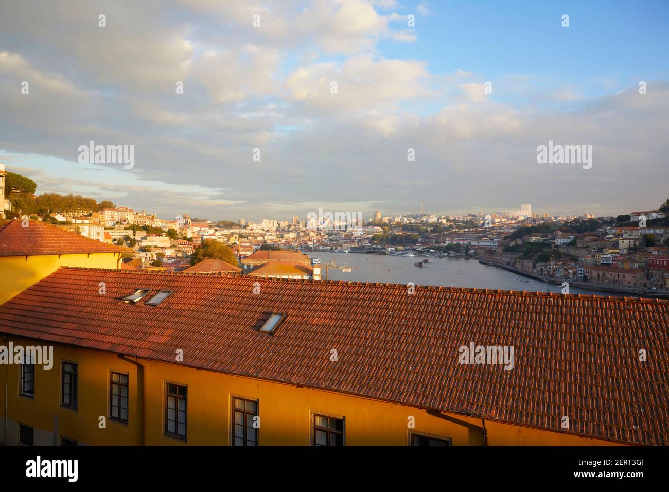 Blick auf Porto Stadt und Douro Fluss, Porto, Portugal Stockfoto