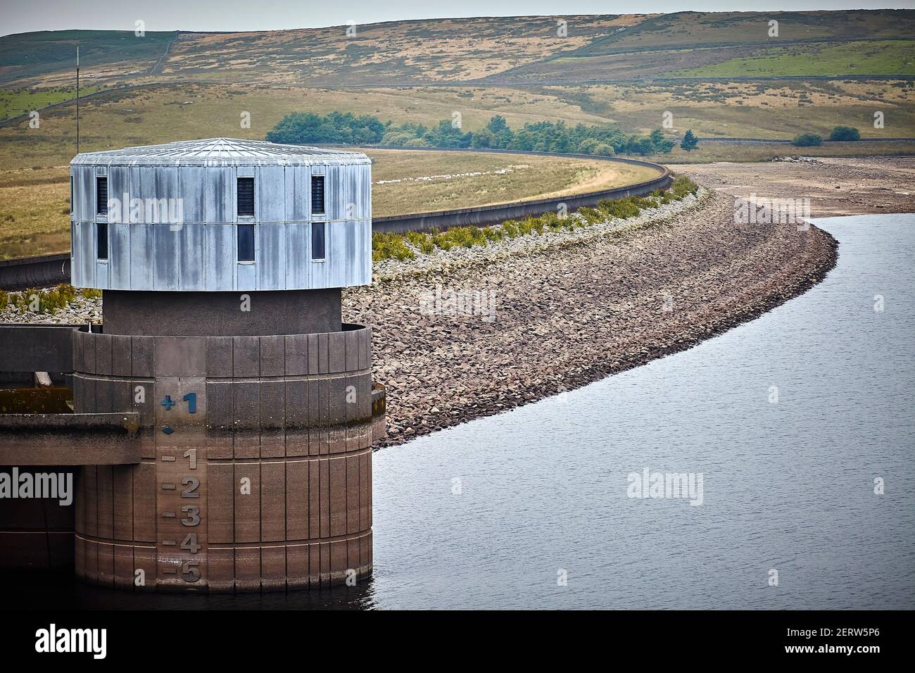 Grimwith Reservoir, North Yorkshire. Stockfoto