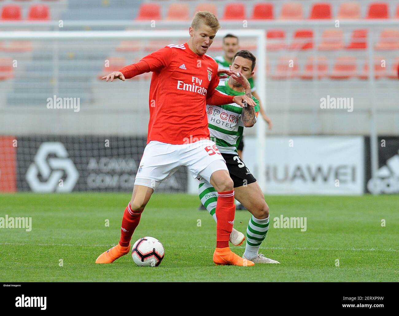 Seixal 10 27 2018 Sl Benfica B Erhielt Heute Nachmittag Den Sc Covilha In Caixa Football