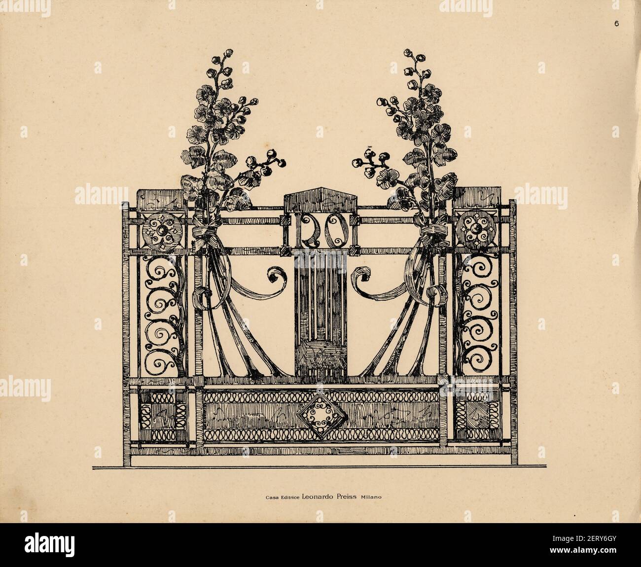 Silvio Gambini si diplomò Perito Agrimensore a Teramo, città nella quale nacque nel 1877. Giunto poco dopo a Busto Arsizio, lavorò presso lo Studio dell'ing. Ercole Seves e per l'Ufficio Tecnico Comunale. Nel 1901, passò nello Studio dell'ing. Guglielmo Guazzoni, di cui Fu, fino al 1915, collaboratore e progettista, con libertà di poter eseguire in proprio alcuni lavori. Particolarmente attento alla ricerca architettonica d'oltralpe, Gambini collaborò a varie riviste oltre a frequentare lo Studio di Giuseppe Sommaruga a Milano. Architetto prevalentemente Freiheit, Jugendstil. Stockfoto