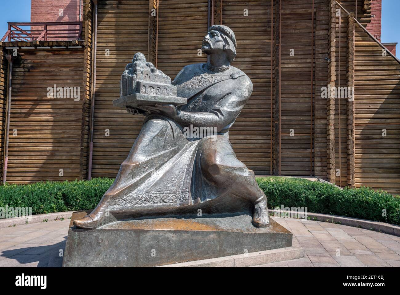 Jaroslaw die Weise Statue am Goldenen Tor - Kiew, Ukraine Stockfoto