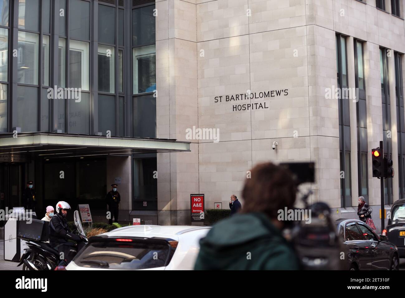 London, England, Großbritannien. März 2021, 1st. St. Bartholomew Hospital ist zu sehen, wo Herzog von Edinburgh Prinz Philip (99) wurde heute verlegt. Kredit: Tayfun Salci/ZUMA Wire/Alamy Live Nachrichten Stockfoto